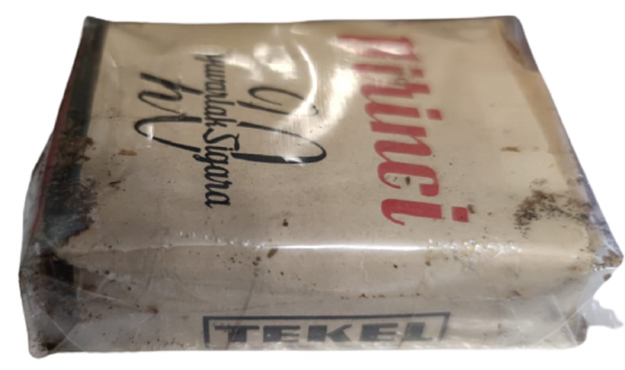 1950 YILIN İMALATI KOLEKSİYONLUK TEKEL YERLİ ÜRETİM BİRİNCİ 20 YUVARLAK SİGARA  ACILMAMIŞ  DOLU PAKET 