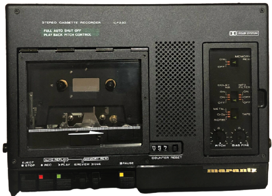  1980 STEREO MARANTZ CP-230 CASSETTE RECORDER PROFESYONEL JAPON SORUNSUZ CİHAZ