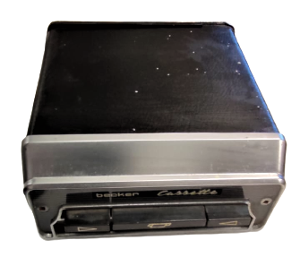 1960 ALMAN BECKER AUTORADIO CASSETTE MONO 209 OHNE VERSTÖRKER CLASSİC CAR RADİO CASSETTE PLAYER ADAPTER MERCEDES ORJİNAL TEYBİ  OTO TEYP