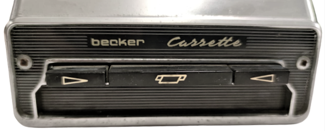 1960 ALMAN BECKER AUTORADIO CASSETTE MONO 209 OHNE VERSTÖRKER CLASSİC CAR RADİO CASSETTE PLAYER ADAPTER MERCEDES ORJİNAL TEYBİ  OTO TEYP