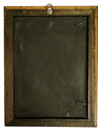 1968 YAGLI BOYA BEZ ÜZERİNE MEVLEVİ SAMAZEN SEMA AYİNİNDE ORJİNAL MASİF CERCEVESİNDE