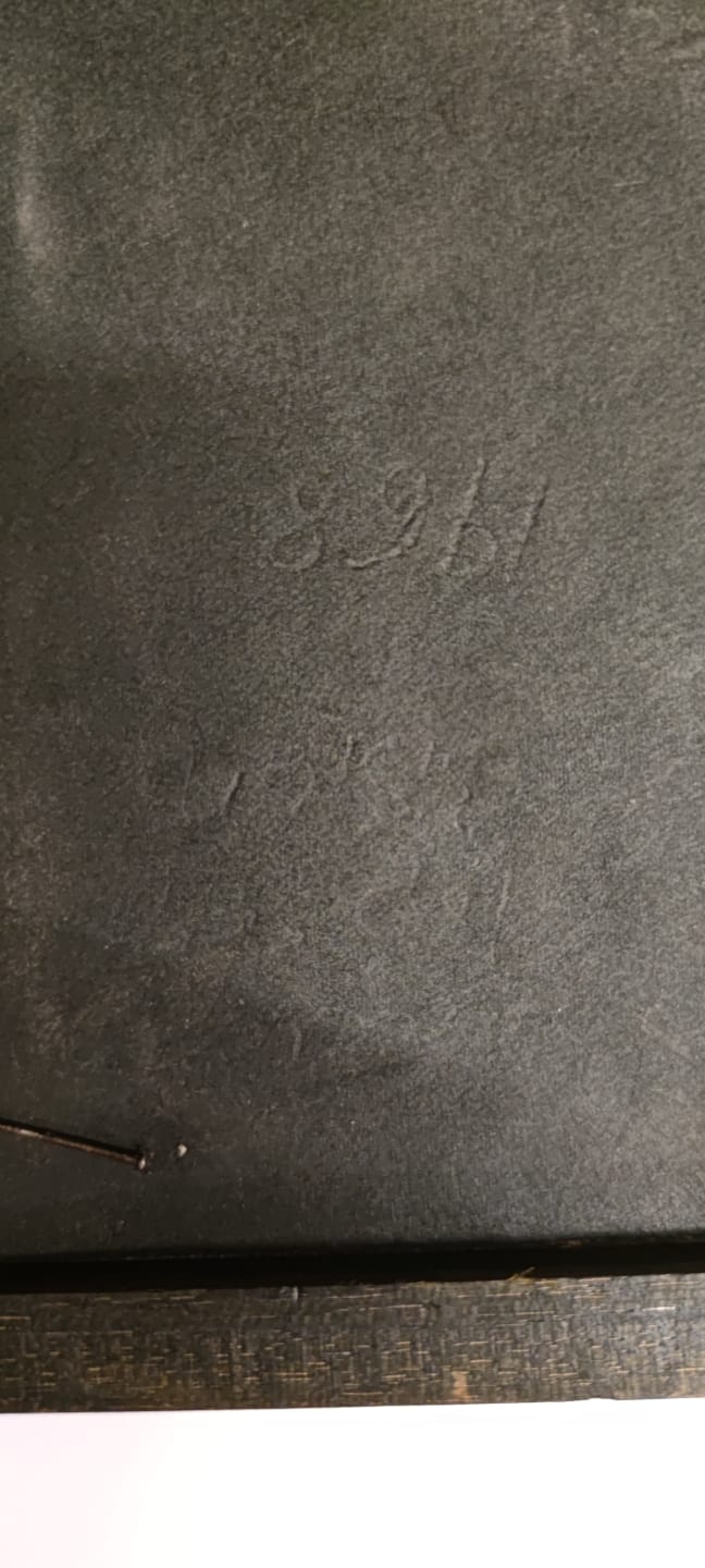 1968 YAGLI BOYA BEZ ÜZERİNE MEVLEVİ SAMAZEN SEMA AYİNİNDE ORJİNAL MASİF CERCEVESİNDE