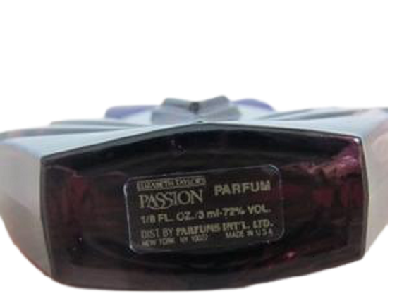MINIATUR ELIZABETH TAYLOR PASSION WOMEN 0.12/ .12 OZ/ 3.7 ML PARFUM SPLASH 