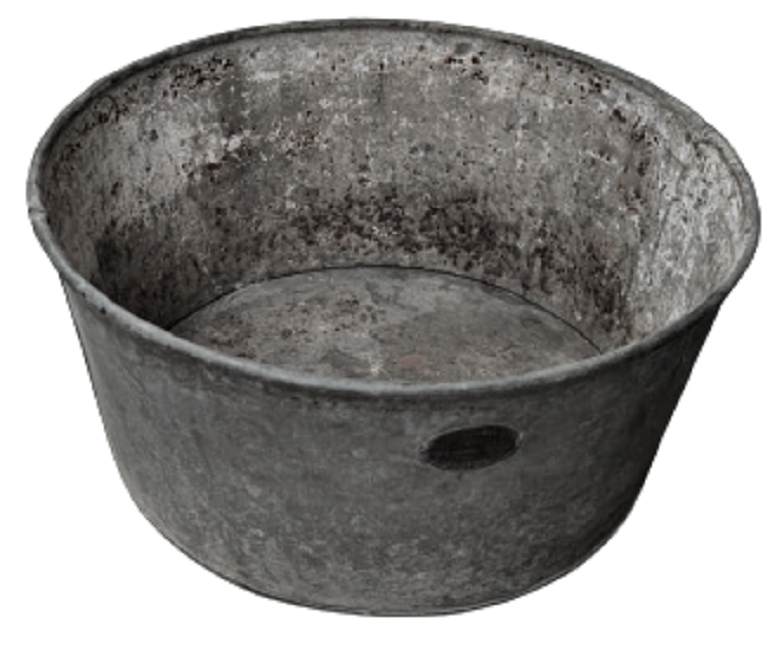 HILL&BOALER 1917  GALVANİZ ETİKETLİ BİRİNCİ DUNYA SAVAŞI ASKERİ MEVZİ SİPERDE HER TÜRLÜ TAŞIMA KOVASI 