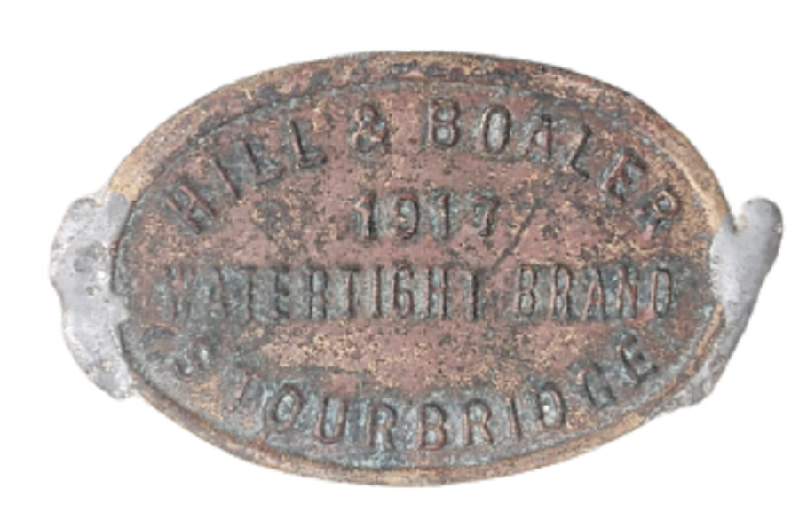 HILL&BOALER 1917  GALVANİZ ETİKETLİ BİRİNCİ DUNYA SAVAŞI ASKERİ MEVZİ SİPERDE HER TÜRLÜ TAŞIMA KOVASI 