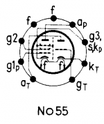 TRİYOT-PENTOD NOS TÜP PCF 802 LAMBA TUP LAMP KULLANILMAMIŞ KUTUSUNDA