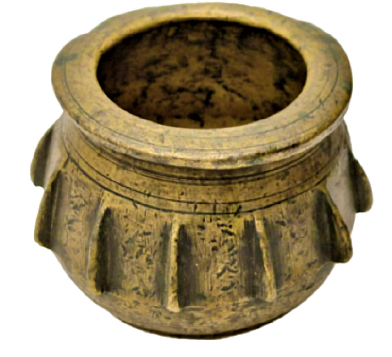 OSMANLI DÖNEMİ ORJİNAL SELÇUKLU MODEL BRONZ DİLİMLİ HAVAN