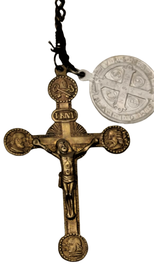 PAPAZ TESBİHİ ÜZERİNDE 1 ADET ADAK UCUNDA İSA VE HAVARELERİ İSTAVROZ