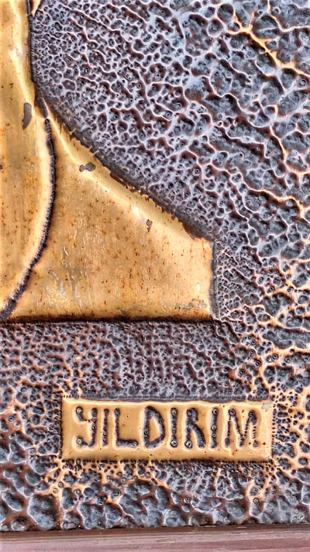 ROLYEF KABARTMA PORTRE CALIŞMASI SANATCI YILDIRIM İMZALI