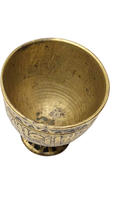 ESKİ OSMANLI ÜZERİ AYET YAZILI SAVATLI PİRİNC FİNCAN ZARFI TEK ADET