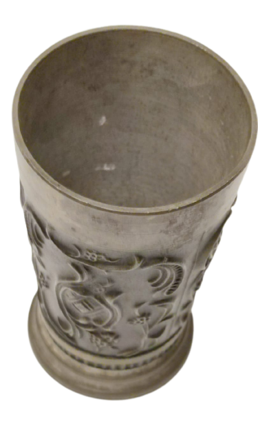 WHM REIN ZİNN ZİN ESKİ OSMANLI PAZARINA YAPILMIŞ ORJİNALMETAL BARDAK