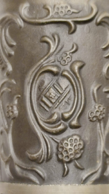 WHM REIN ZİNN ZİN ESKİ OSMANLI PAZARINA YAPILMIŞ ORJİNALMETAL BARDAK