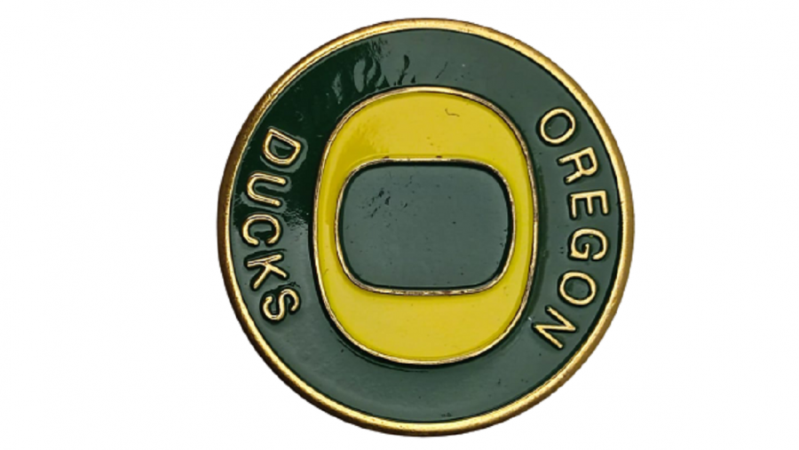 OREGON DUCKS FUTBOOL TAKIMIÜZERİ MİNELİ  HATIRA PARASI ORJİNAL KUTUSUNDA