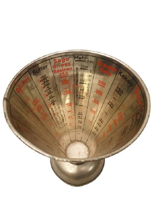 ALMAN TENEKE LUCHS MESSBECHER AYARLI ÖLÇÜ KABI