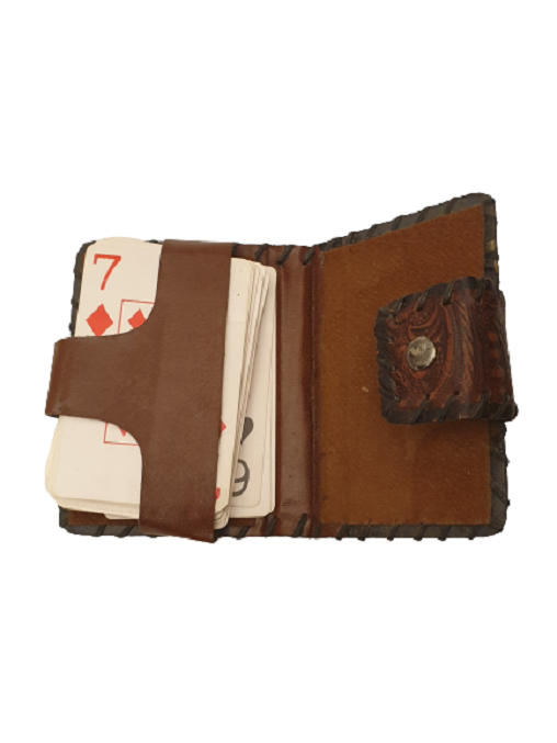 DERİ SAKLAMA KAPLI İSKAMBİL KAĞITLARI.