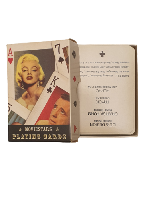 MOVIESTARS PLAYING CARDS USA ŞÖHRETLER YOLU SANATCI FİLM YILDIZLARI KONSEPTLİ KONULU İSKAMBİL KAĞITLARI