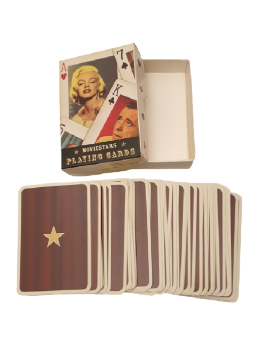 MOVIESTARS PLAYING CARDS USA ŞÖHRETLER YOLU SANATCI FİLM YILDIZLARI KONSEPTLİ KONULU İSKAMBİL KAĞITLARI