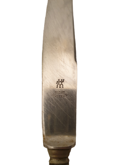 1950 AHŞAP SAPLI NICHT ROSTEND ÇİFT CAMBAZ TEREYAĞI BIÇAĞI