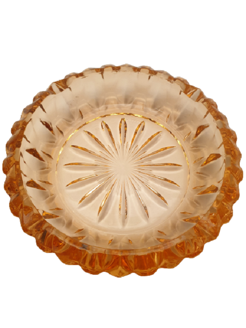 FRANSIZ SOMON RENKDE KRİSTAL KESME MASA ÜZERİ KÜLLÜK