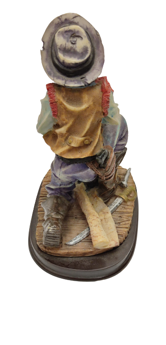  KAPİTEMONTE İTALYAN KORSAN BİBLO EL YAPIM VE BOYAMA GANİMET SANDIGINI ACARKEN