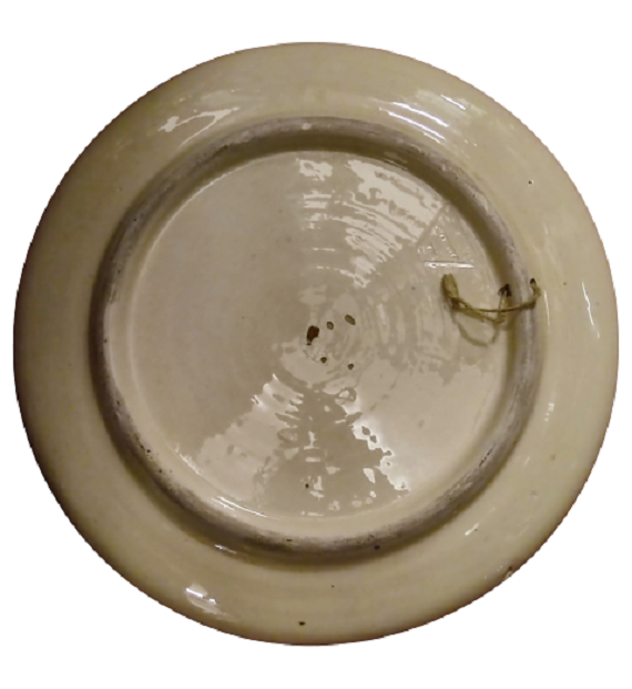 GÜVEN ÇİNİ KÜTAHYA ÇİNİ PORSELEN EL BOYAMA OSMANLI KARANFİL DESENLİ DUVAR TABAĞI