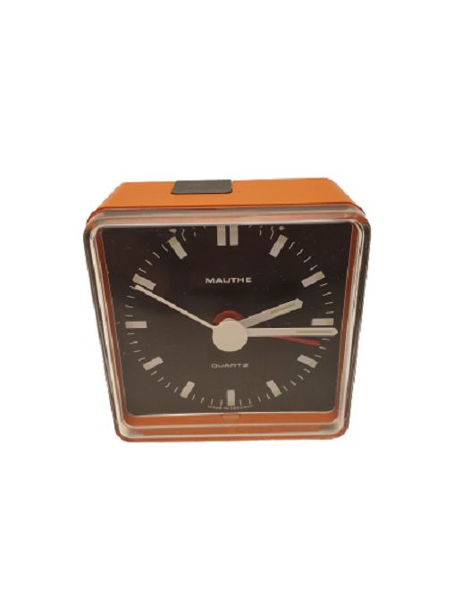 1970 RETRO QUARTZ MAUTHE DERİ KILIFLI PİLLİ SEYEHAT SAATİ