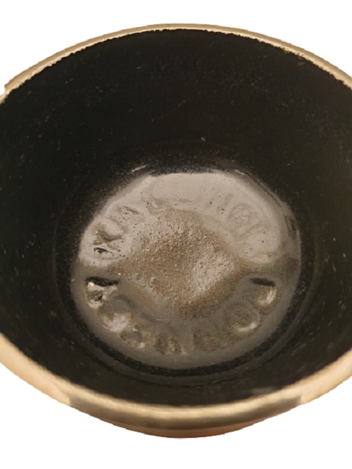 BRONZ CİFT TARAFINDA KULPLARI OLAN  KÜLLÜK