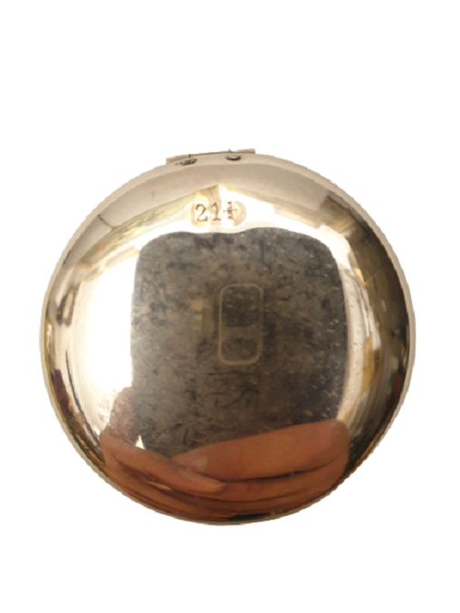 21 1/2 YAZILI TURUNCU 18 NUMARALI KIRMIZI KURMALI KÖSTEKLİ CEP SAATİ SAKLAMA MUHAFAZA KUTUSU ON TARAFI ŞEFFAF KASA KROM PASLANMAZ METALDİR