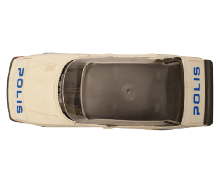 OYUNCAK BEYAZ PLASTİK POLİS ARABASI