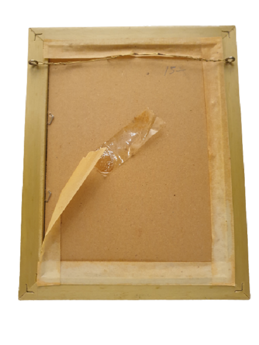 WILL'S GOLD FLAKE CIGARATTES ORİJİNAL TABLO KENDİ CERCEVESİNDE SIGARA REKLAMLI