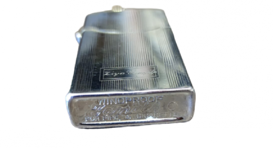 WINDPROOF ZENİTH ÜZERİ İNSİYALLLİ  ZİYA TUNÇALP YAZILI NADİR BENZİNLİ ZİPPO ÇAKMAK.