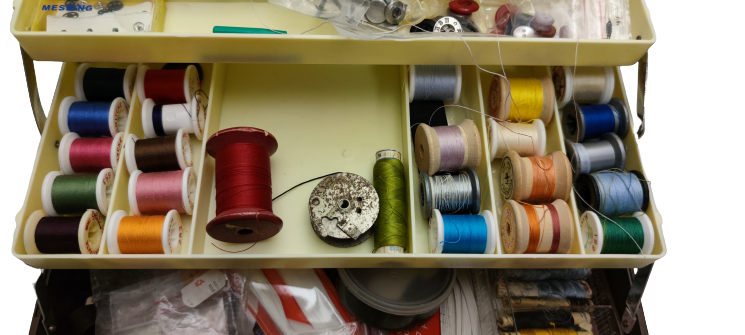 1970 ANGLER FUUL DİKİŞ ÇANTASI VE SETİ İÇERSİNDE  COK CEŞİTLİ MALZEMELERİYLE HER EVİN İHTİYACI TERZİ CANTASI