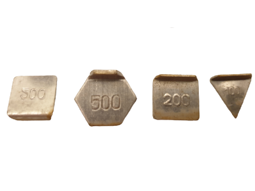 HASSAS TARTIMLARDA TERAZİLERDE KULLANILAN GRAM  SANTİM TERAZİ AĞIRLIKLARI 9 ADET