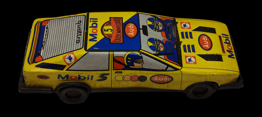 YERLİ TÜRK MALI GÜREL OYUNCAK YARIŞ ARABASI MOBİL 5 AUDI QUATTRO SARI OTO BÜYÜK BOY