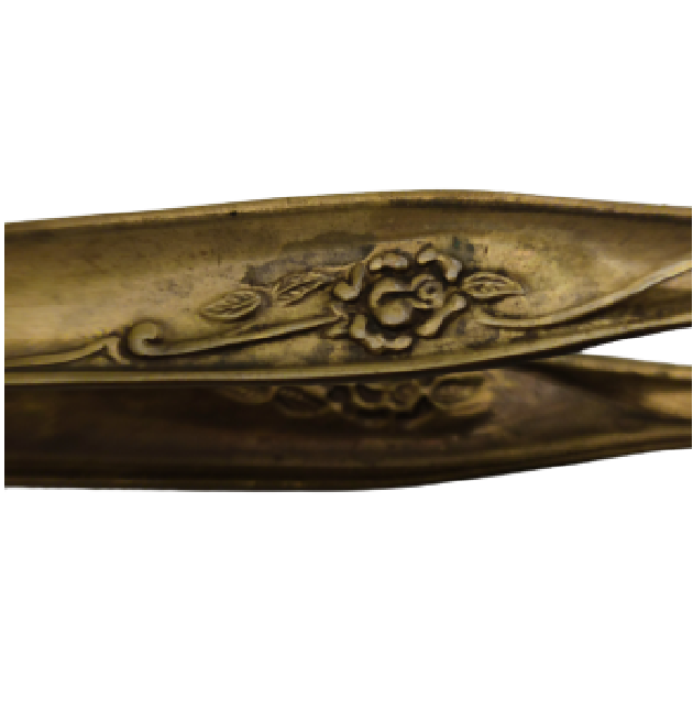 1950 PİRİNÇ ÜZERİ ÇİÇEK İŞLEMELİ NARGİLE KÖZ MAŞASI