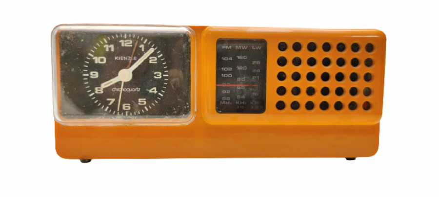 RETRO A34 KIENZLE RADİO CLOK CHRONOQUARTZ RADYOLU MASA SAAT 
