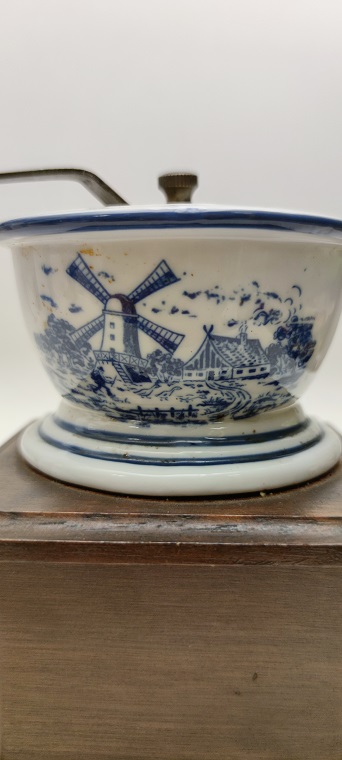 VİNTAGE MR.DUDLEY İNTERNATİONAL EL BOYAMA SERAMİK KAHVE DEGİRMENİ ÖĞÜTÜCÜ