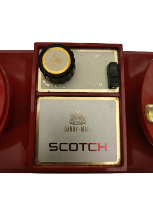 RETRO MASA ÜZERİ DANDY MATE SCOTCH ÇAKMAKLI VE KÜLLÜKLÜ MEKANİK LATERNALI MUZİK KUTUSU