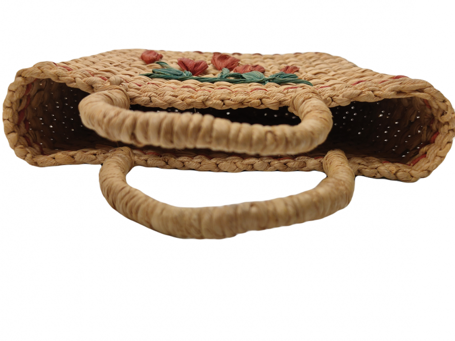 COCUK OYUNCAK HASIR ÖRME DESENLİ EL ÇANTASI