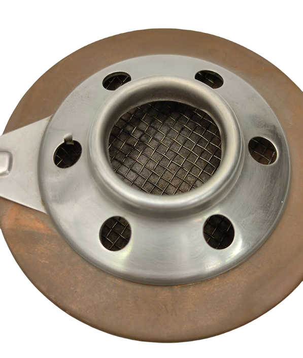 OCAK BAKIR HAZNE KROM PASLANMAZ  TUTMALI İSPİRTO İLE CALIŞAN KAMİNETO OCAK.