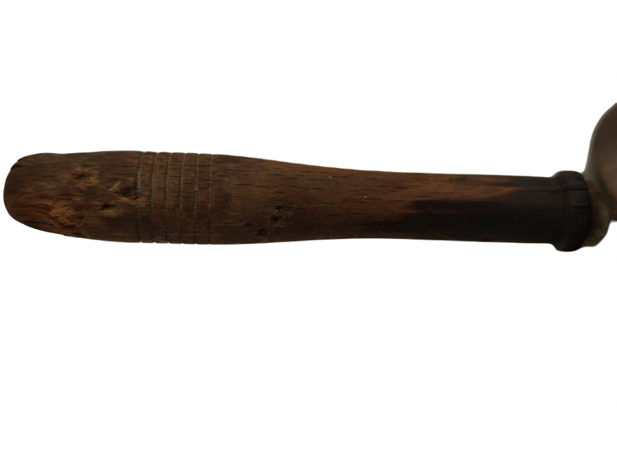 KAMİNETO OCAK BAKIR HAZNE AHŞAP TUTMALI İSPİRTO İLE CALIŞAN AHŞAP SAPLI OCAK