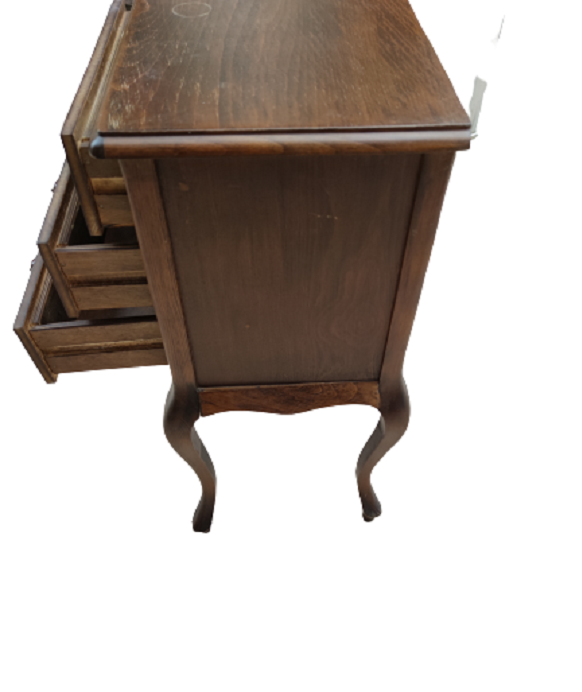 MASİF 3 ÇEKMECELİ PORSELEN KULPLU BAŞ UCU KOMODİN SEHBASI