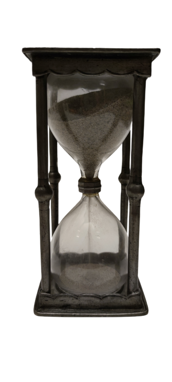 AVRUPA ZEN ÜZERİ  İŞLEMELİ BUYUK BOYDA CAM HAZNELİ KUM SAATİ