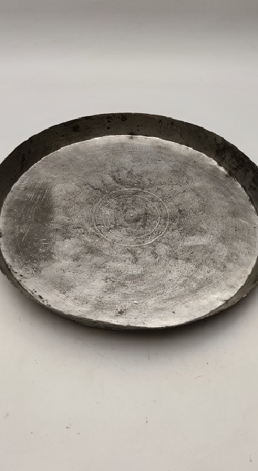 OSMANLI DAMGALI BAKIR EL DÖGME KALAYLI BAKLAVA PİŞİRME TEPSİSİ 