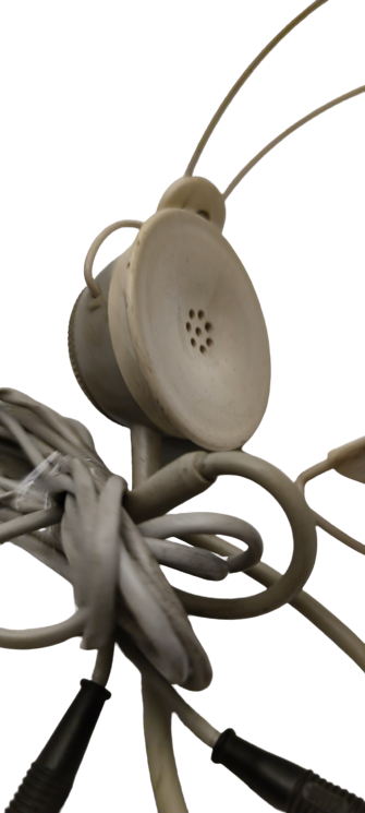 1950 UCAK PİLOT İLETİŞİM HABERLEŞME  KULAKLIK TAKIMI CİFT OHM AYARLAMALI METAL KISKACLI 