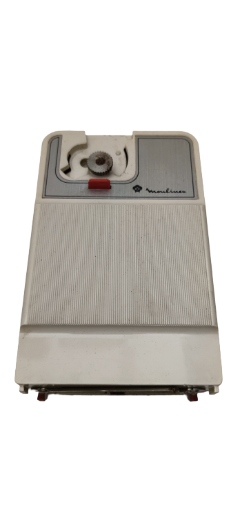 MOULINEX APRISCATOLE AFFILACOLTELLI 343 VINTAGE KUTUSUNDA METAL KONSERVE ACACAGI