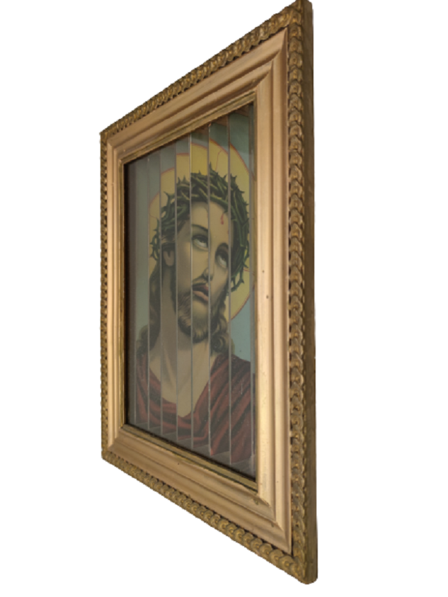 DİNİ İÇERİKLİ 3 RESİM GÖRSELLİ PERSPEKTİF ORJİNAL CERCEVESİNDE TABLO İKONA