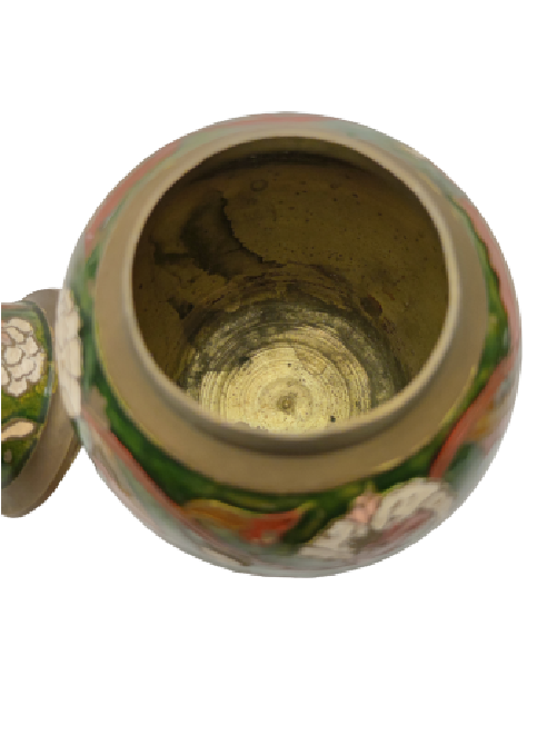 ÜZERİ SICAK MİNE EL  İSCİLİKLİ BOYAMALI KAPAKLI PAMUKLUK 