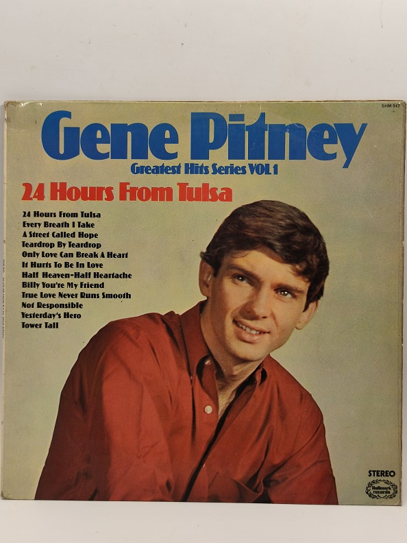 1985 GENE PİTNEY 24 HOURS FROM TULSA UZUN CALAR 33 DEVİR LP PLAK ORJİNAL KABINDA ORJİNAL BASKISIDIR