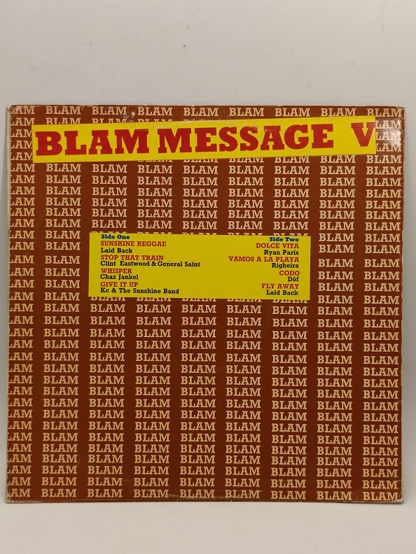 BLAM MESSAGE V - SUNSHİNE REGGAE/LAİD BACK UZUN CALAR 33 DEVİR LP PLAK ORJİNAL KABINDA ORJİNAL BASKISIDIR